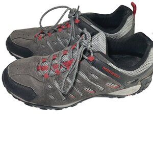 Merrell Crosslander Vent 2 Mens Trail Hiking Shoes Size 13 Gray Red J599563